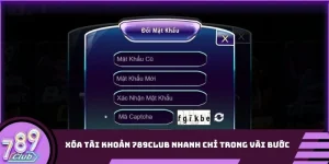 Xóa tài khoản 789Club